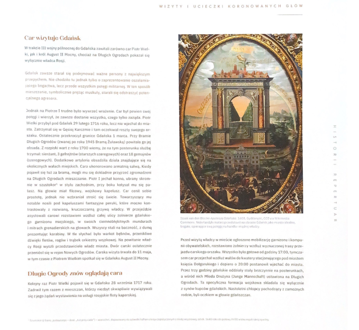 Książka - Przewodnik po Długich Ogrodach. Opowiadacze historii Dolnego Miasta w Gdańsku. Fragment